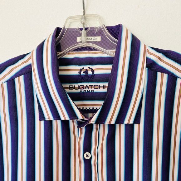 BUNDLE OF 3 BUGATCHI DRESS SHIRT - Picture 2 of 6